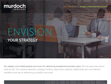 Tablet Screenshot of murdochservices.com